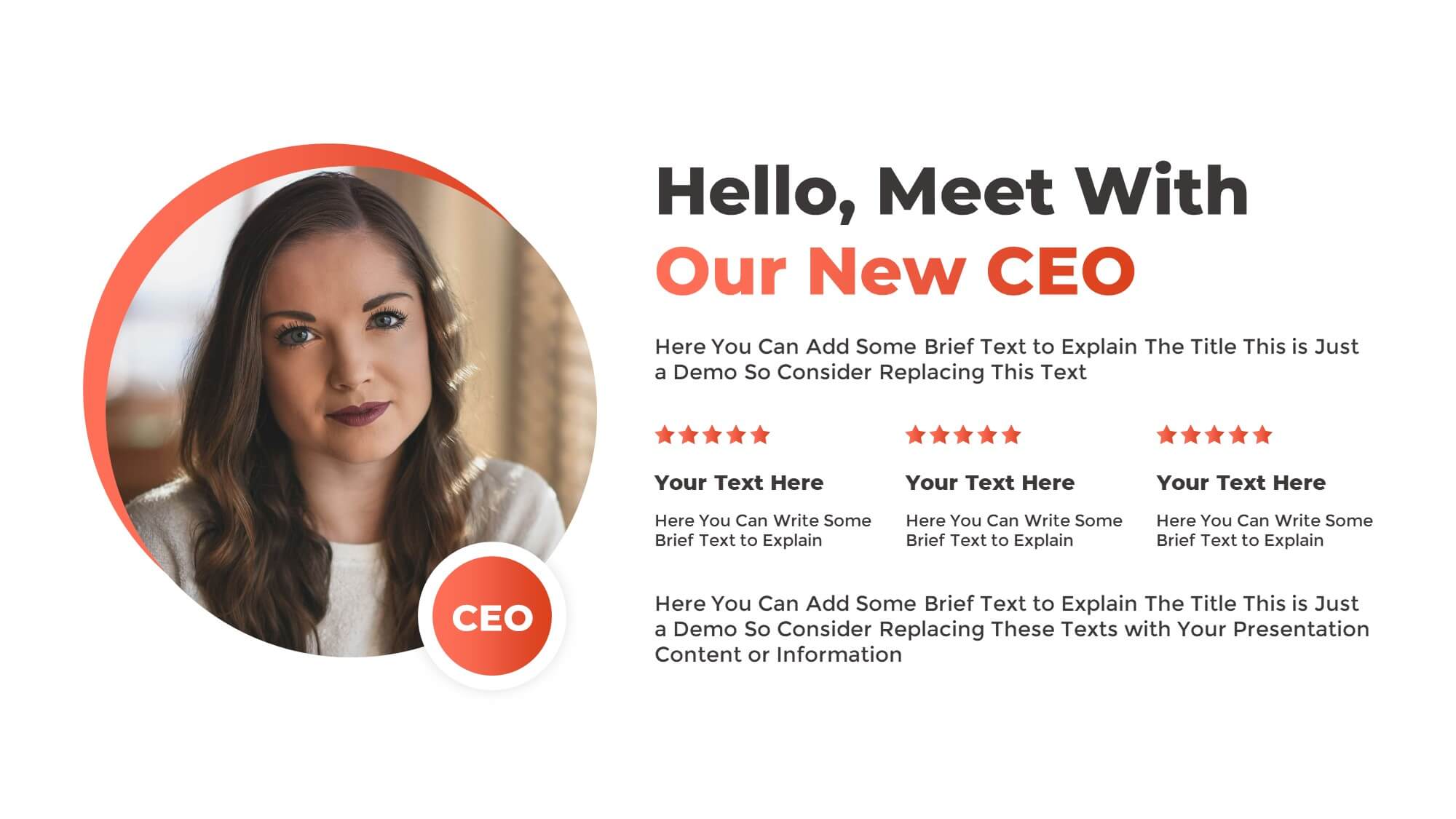 Animated Self Introduction Slide Template for PowerPoint and Google Slides