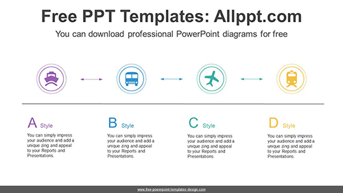 Circle Flow PowerPoint Diagram Template