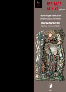 Cultural Heritage and Natural Disasters