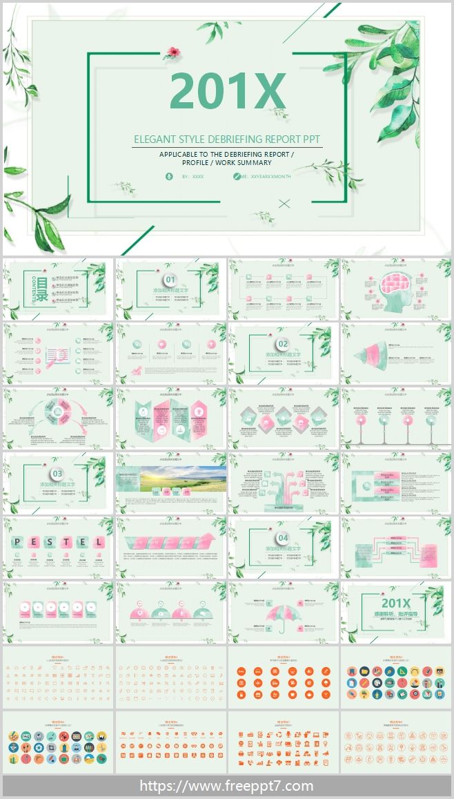Debriefing Report PowerPoint Template