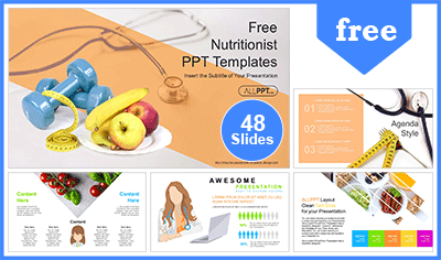 Diet Plan Nutritionist PowerPoint Templates