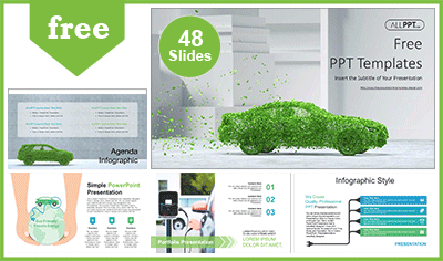 Eco Friendly Electric Energy PowerPoint Templates