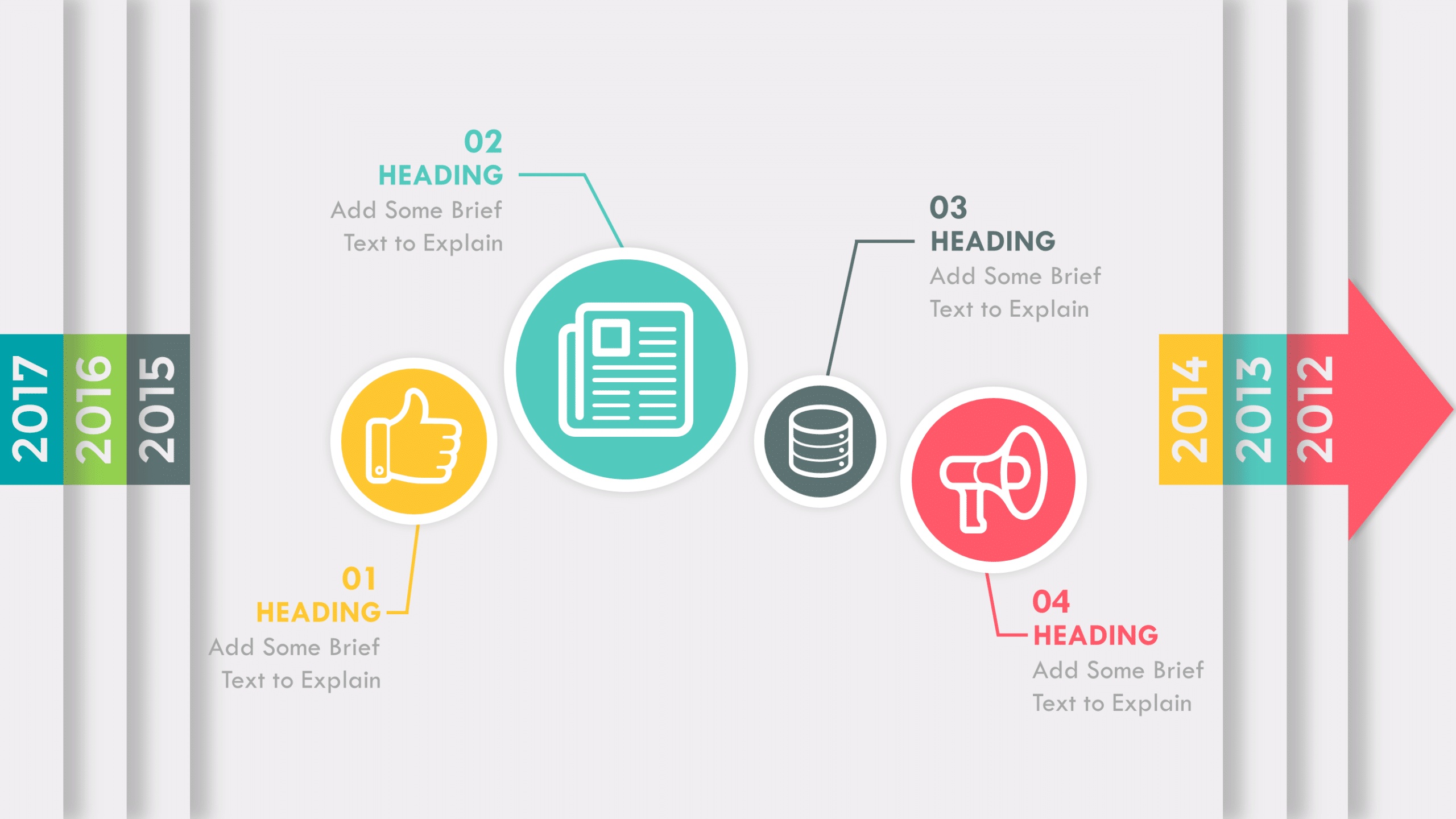 Free Animated PowerPoint Timeline Template