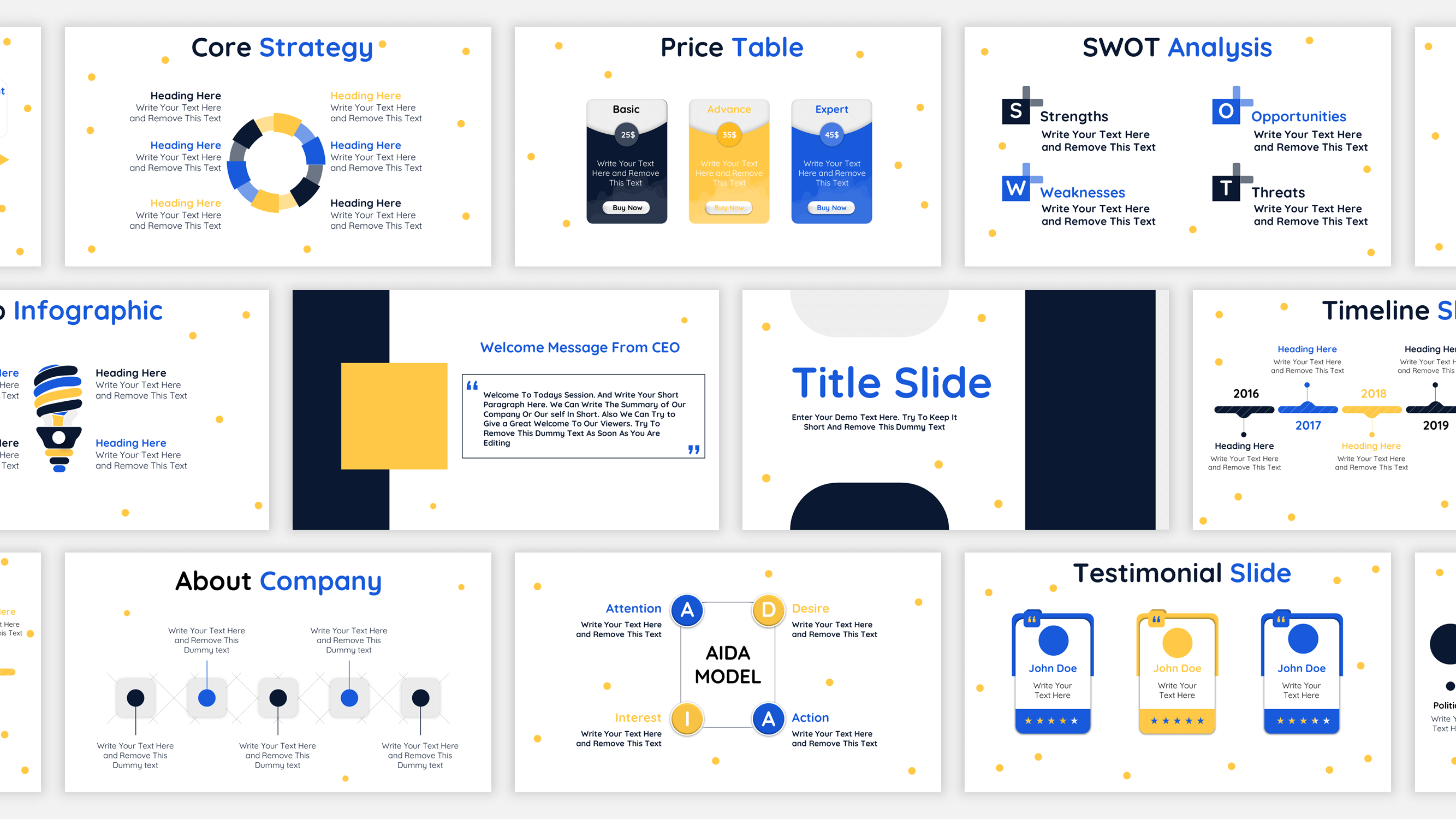 Free Business PowerPoint Presentation Slides Template