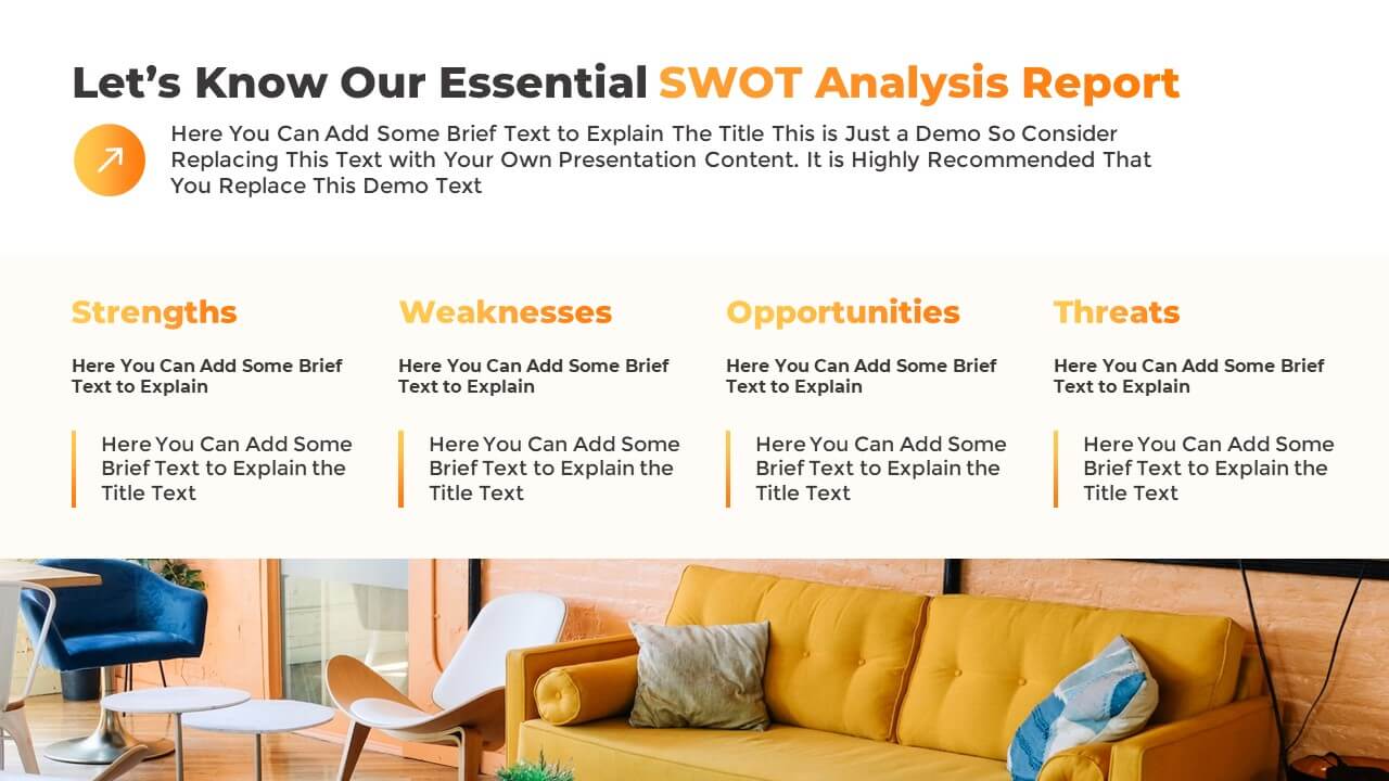 Free PowerPoint SWOT Analysis Presentation Slide