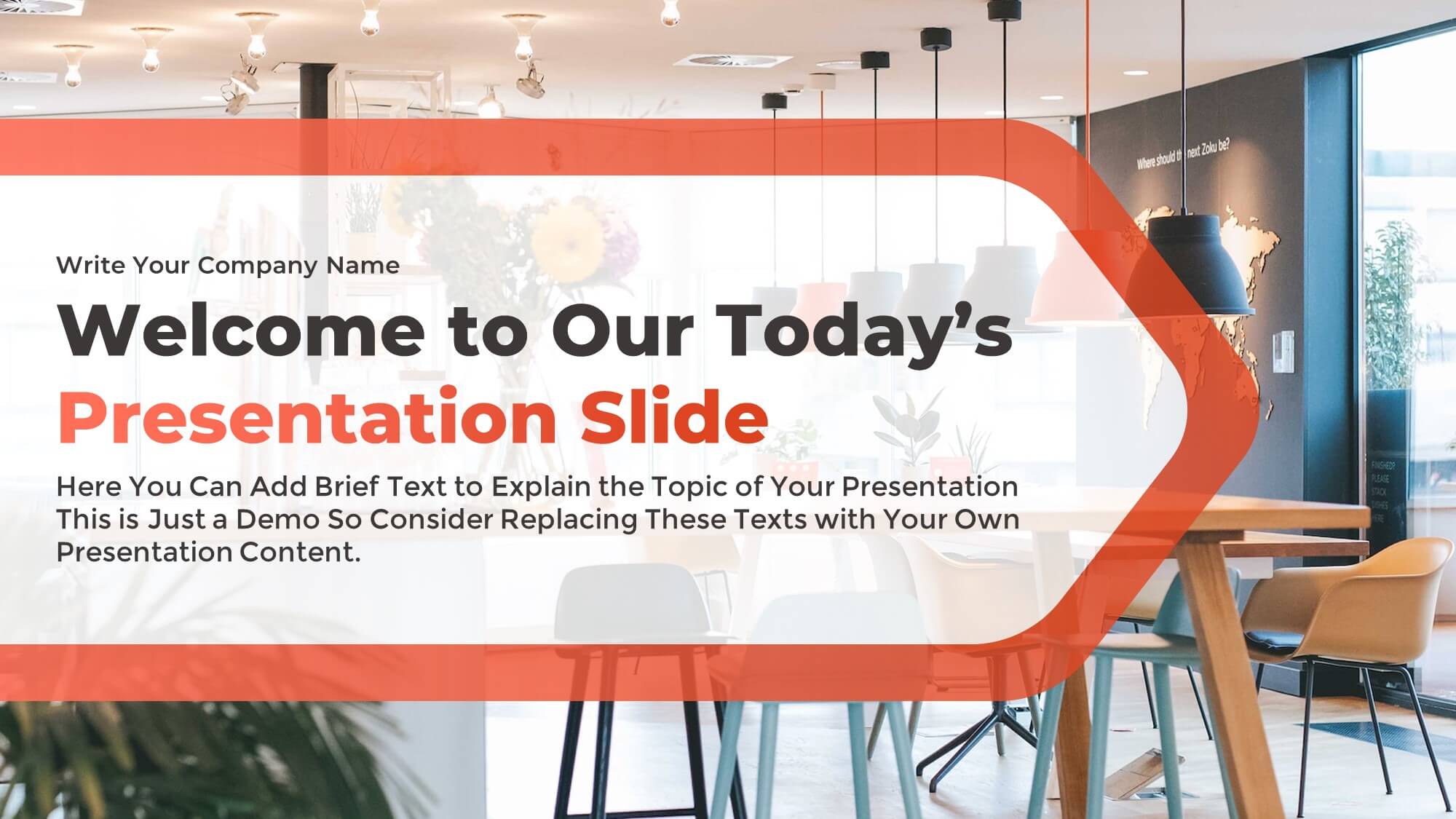 Free Presentation Opening Slide Template for PowerPoint