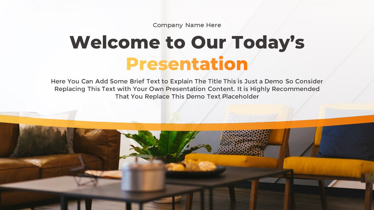 Free Title Slide Template for PowerPoint Presentation