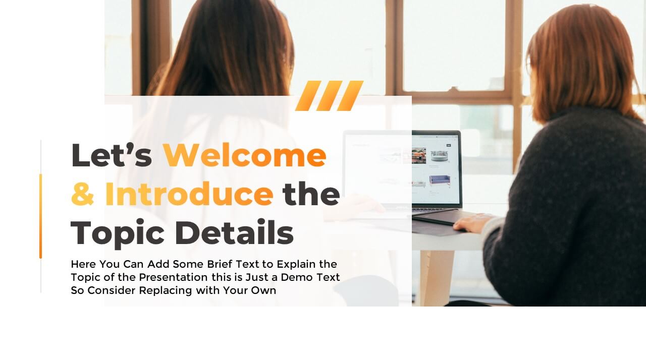 Free Topic Introduction Slide for PowerPoint Presentation