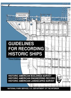Guidelines for Recording Historic Ships
