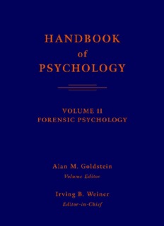 Handbook of Psychology Preface