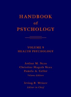 Handbook of Psychology