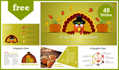 Happy Thanks Giving Day PowerPoint Templates