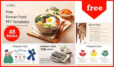 Korean Food PowerPoint Templates