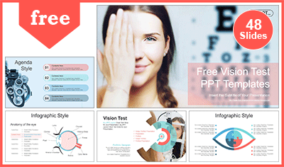 Ophthalmology Vision Test PowerPoint Templates