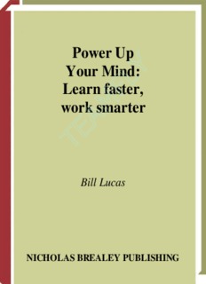 Power Up Your Mind: Learn faster, work smarter