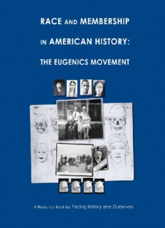Race and Membership in American History: The Eugenics Movement