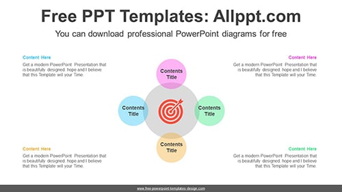 Radial Circle PowerPoint Diagram