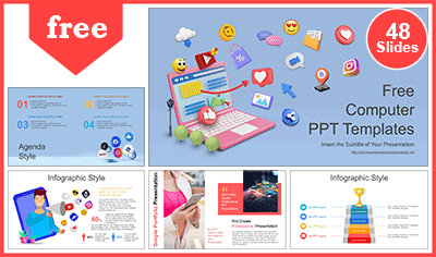 Social Media People PowerPoint Templates