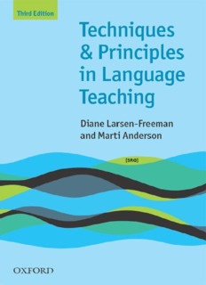 Techniques in language Teaching