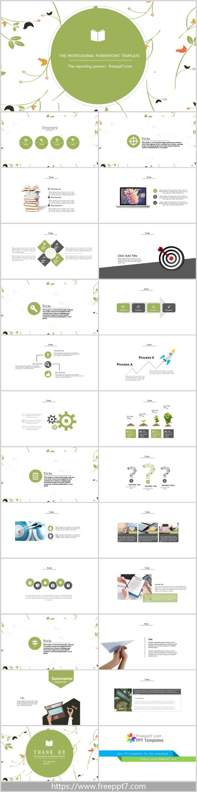 THE PROFESSIONAL POWERPOINT TEMPLATE FOR WORK PLAN