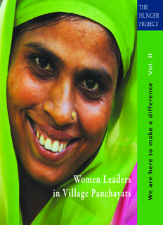 Women Leaders in Village Panchayats