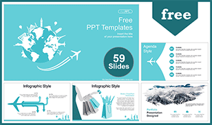 World Travel Concept PowerPoint Templates